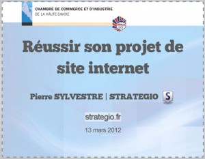 Présentation "Réussir son projet de site internet"